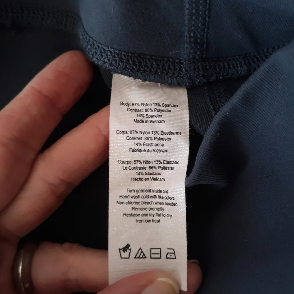 Alo Sheila Leggings Gray Sheer XS